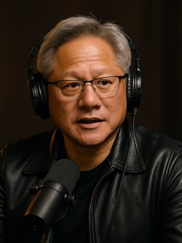 Cover of NVIDIA-CEO Jensen Huang über die Zukunft der Intelligenz und der Menschheit