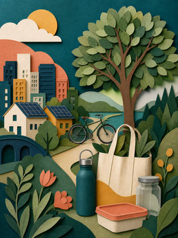 Cover of Einfache Möglichkeiten, nachhaltiger zu leben