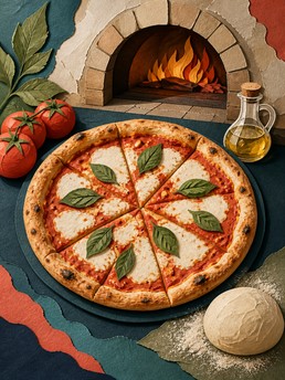 Cover of Italienische Pizza: Der Geschmack der authentischen italienischen Küche
