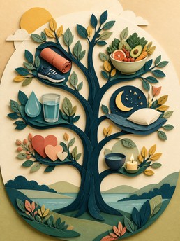 Cover of 6 Healthy Habits for a Happier Life