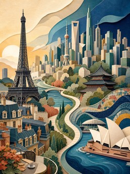 Cover of Amazing Cities to Discover: Exploring Urban Wonders