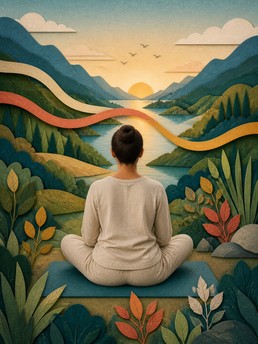 Cover of Yoga Basics for Beginners: Nurturing Body, Mind, and Spirit