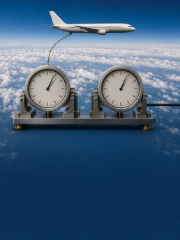 Cover of Por qué envejeces más lento en un avión