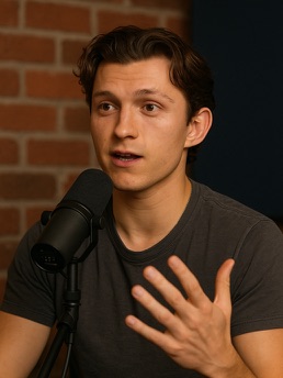 Cover of Tom Holland sur le fait de vivre une vie fausse