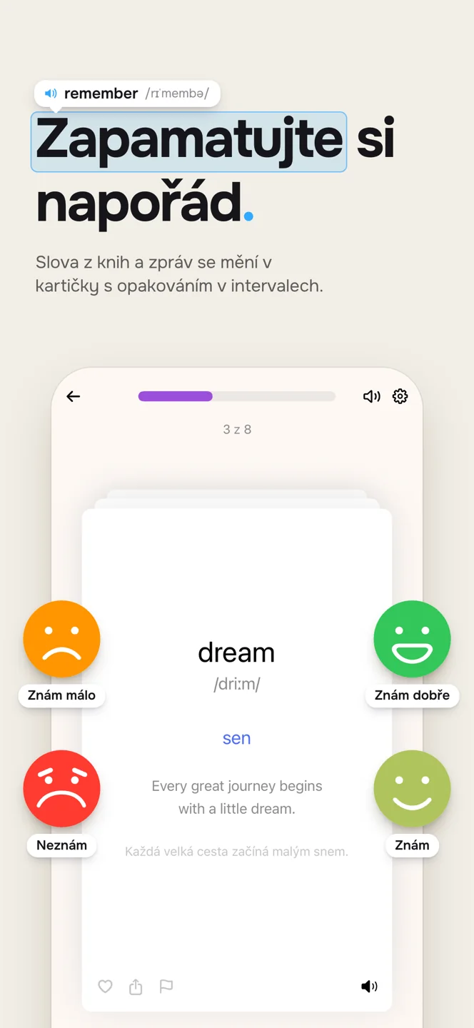 Procvičování slovní zásoby — Čeština