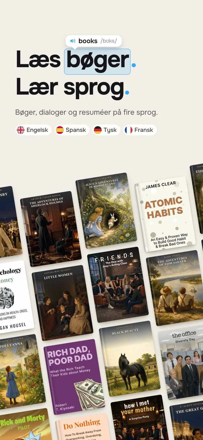 Bøger og bibliotek — Dansk