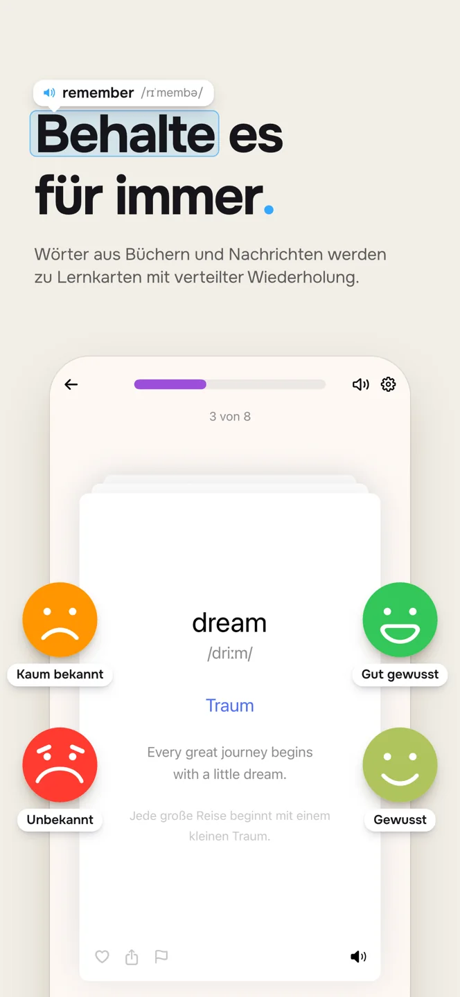 Wortschatztraining — Deutsch