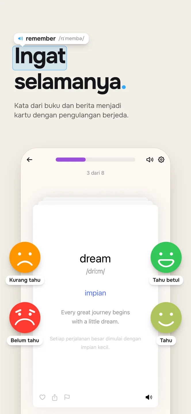 Latihan kosakata — Bahasa Indonesia