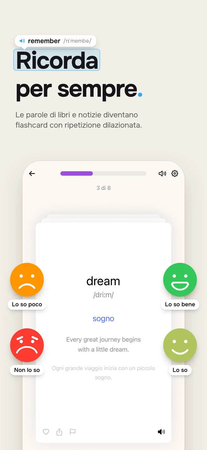 Pratica del vocabolario — Italiano