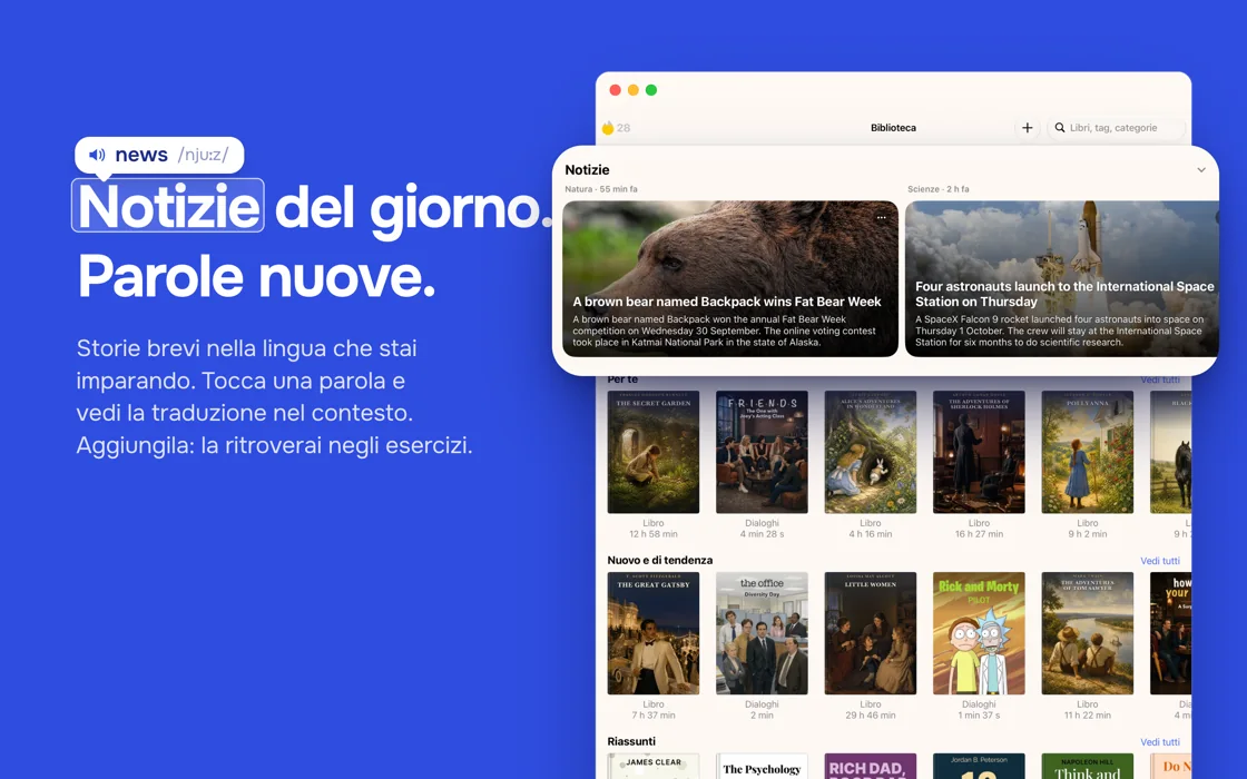 Notizie per imparare le lingue