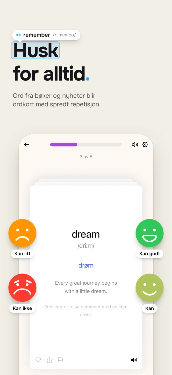 Ordforrådsøvelser — Norsk bokmål