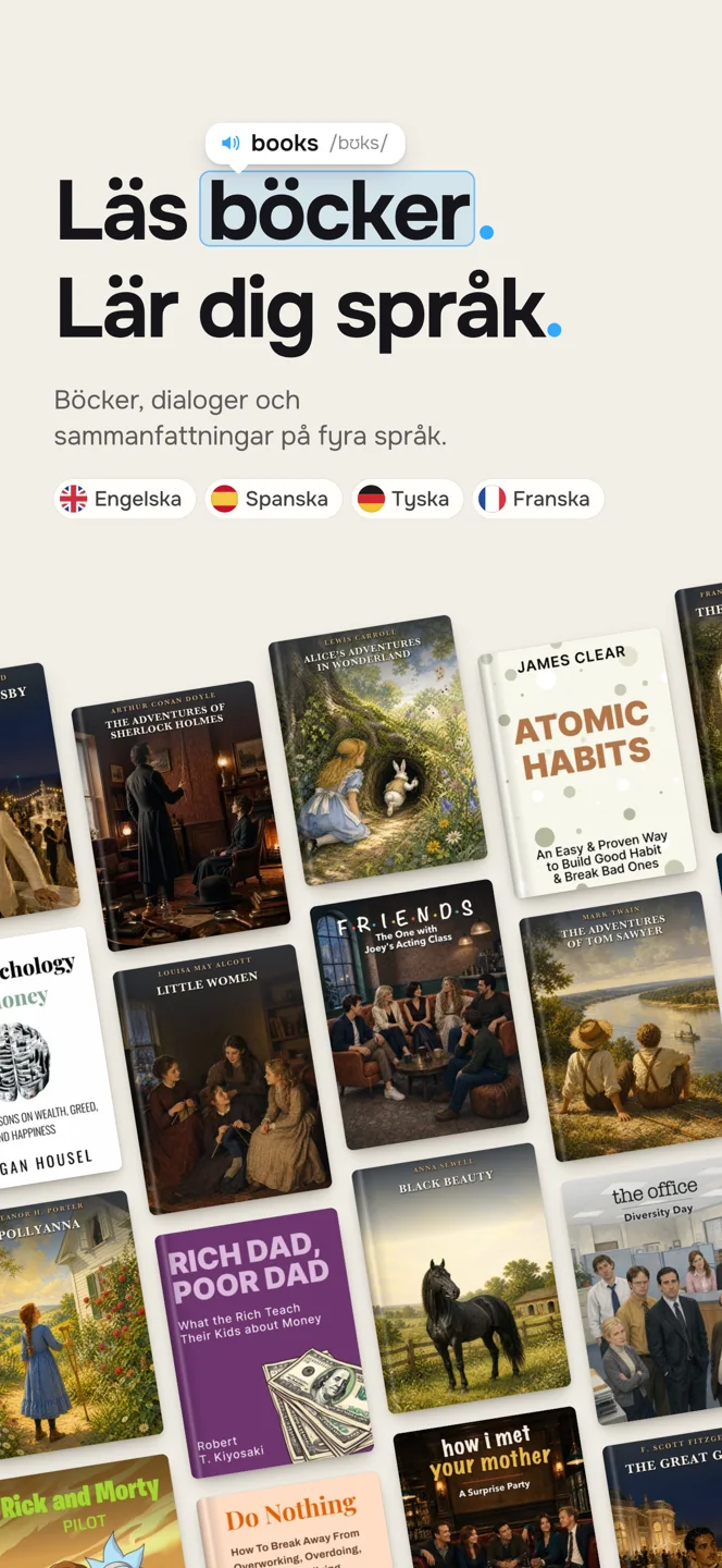 Böcker och bibliotek — Svenska